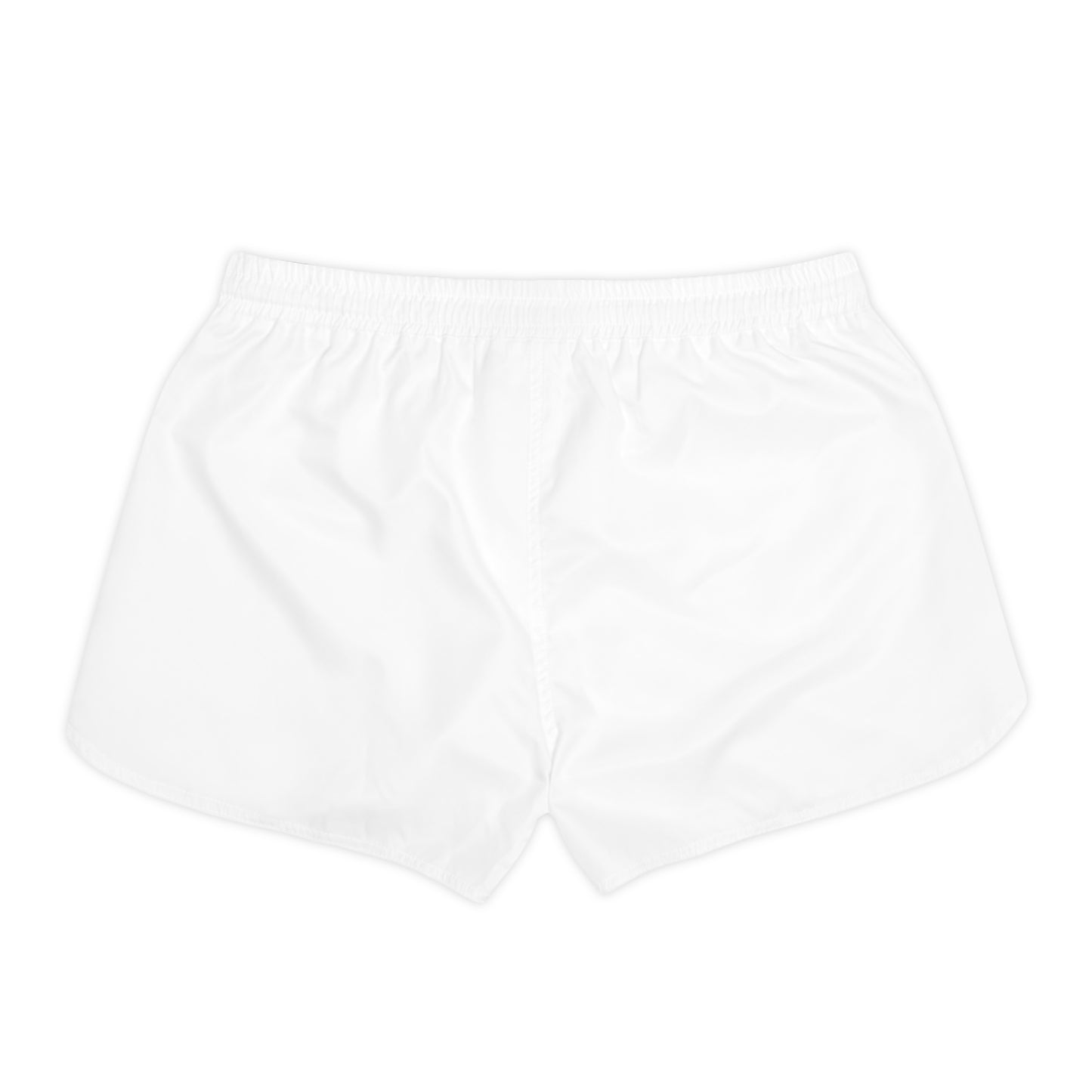 White Women's Casual Shorts – Minimal Aesthetic Lounge & Athletic Shorts